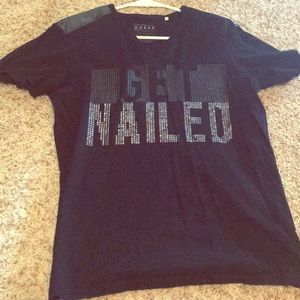 Men’s Shirt “Get Nailed” in stud lettering